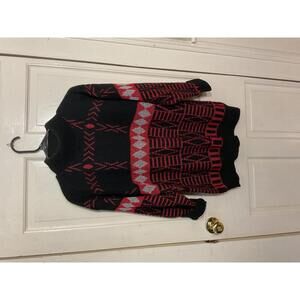 Fortune Knits Inc warm winter vintage sweater sz M